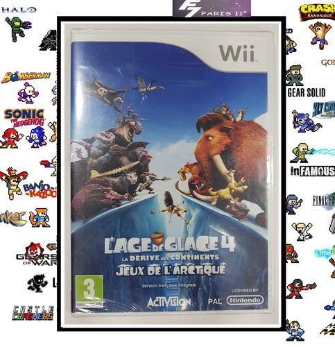L'Âge de Glace 4 Nintendo WII / WII U Neuf* NEW* VERSION FRANÇAISE. - Imagen 2 de 6