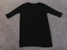 Zara Dress Small black Pink pencil straight mini women geometric polyester