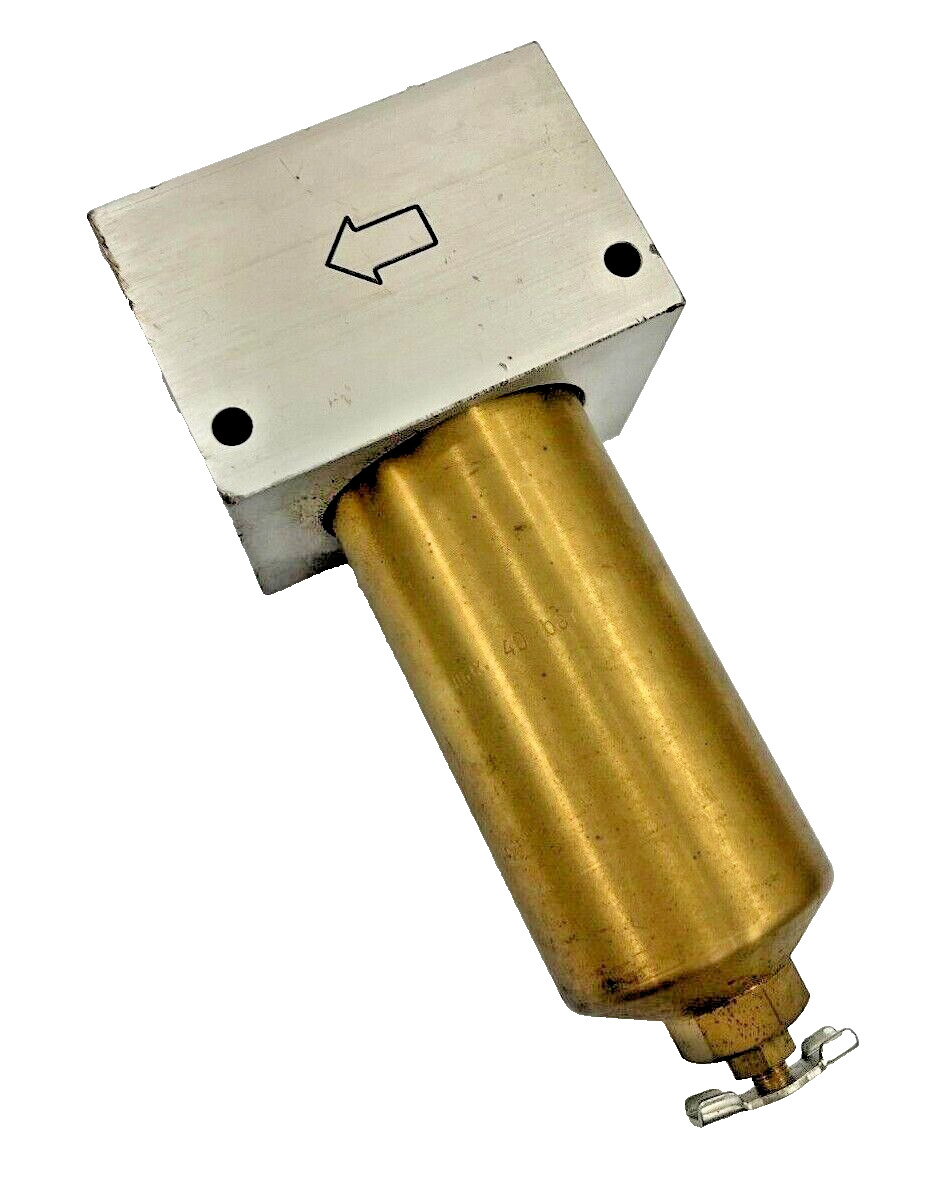 R417000237 Rexroth High Pressure Brass Body Compressed Air Filter G1/2 40 bar