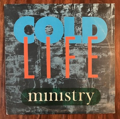 Ministry  Cold Life  Vinyl 12  EP TESTED 1985 Wax Trax! Records 33rpm