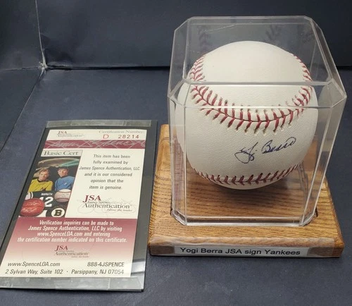 Yogi Berra HOF Signed Autographed MLB Baseball - JSA COA