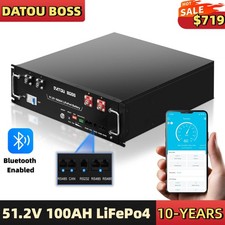 5120Wh 48V 100AH Server Rack LiFePO4 Battery Lithium 3U Size Bluetoooth Backup