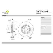 Disque de frein Renault Talisman