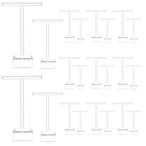 Acrylic Earrings Display Holder T-bar Earrings Stand Holder Tree Stand Counte...