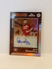 Topps UCC Decades Bayer Leverkusen Jens Nowotny Auto /5 Buchstütze 1/5!!