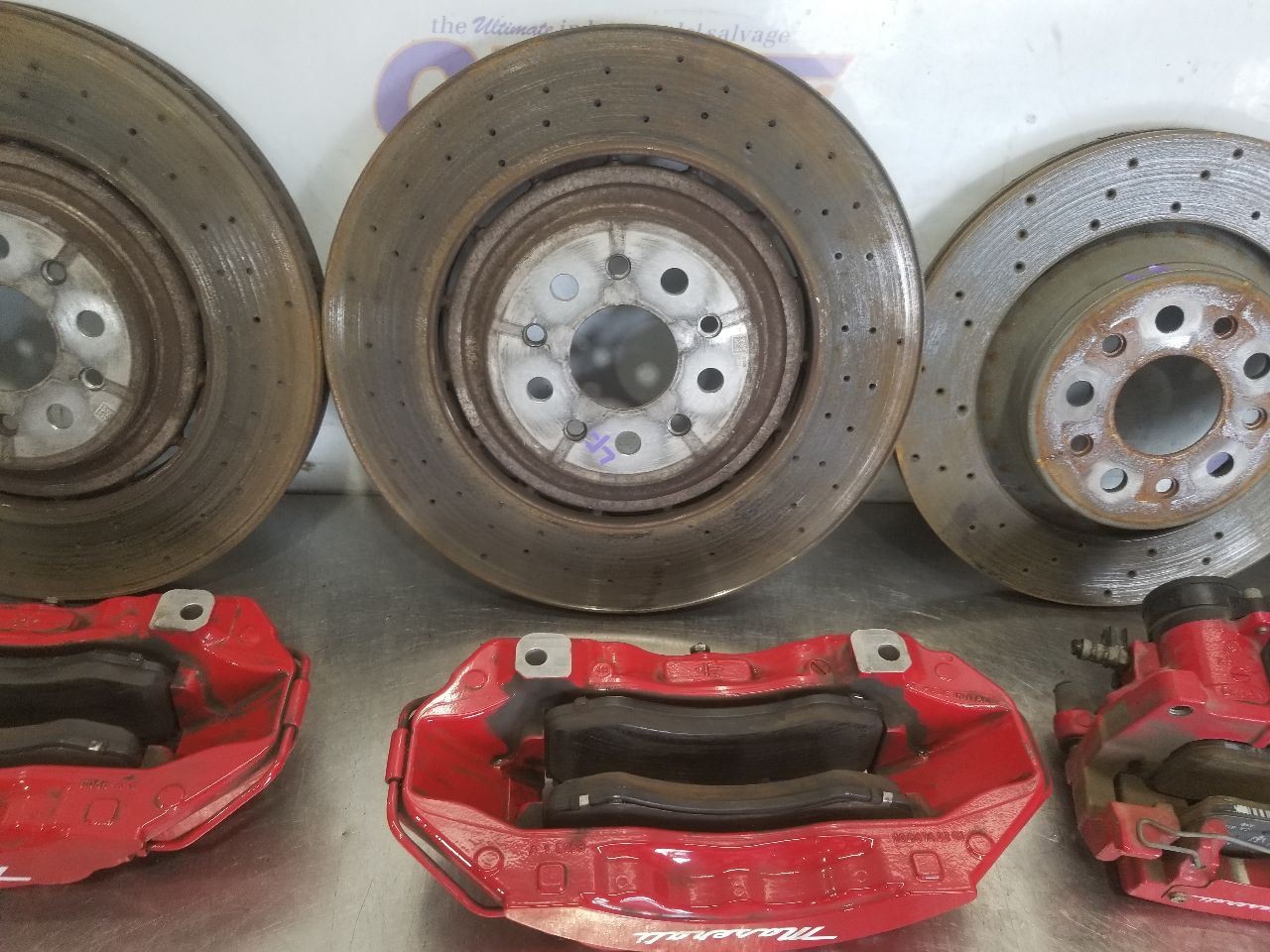 Maserati Levante Brake discs Set Red