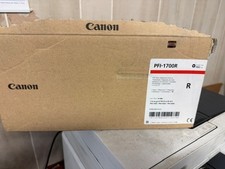 Canon PFI-1700R Red Ink Cartridge 700ml Genuine OEM - OPEN BOX, OPEN BAG 2021
