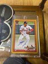 2026 Topps Series 1 Gold /50 Nolan Arenado St Louis Cardinals 1991 Topps Auto