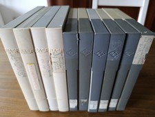 10 x AGFA GEVAERT BASF Archiv Aufbewahrungsboxen f. Tonbandspulen Tonbänder 18cm