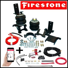 Firestone Rear Air Spring Bags & Air Compressor Kit fit 00-05 Ford Excursion 4WD