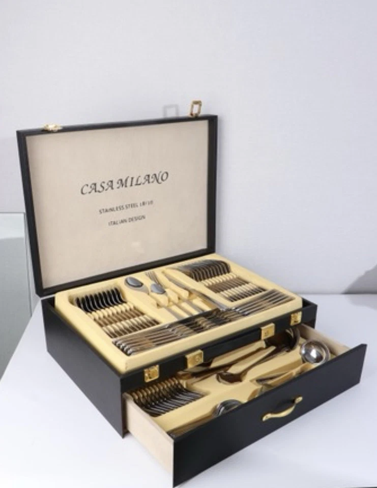 Flatware  Attaché Storage Case With Plastic Inserts Included - Image 3 of 4