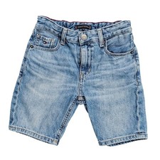 Tommy Hilfiger Boys Size 7 Blue Denim Shorts Classic Five Pocket Style