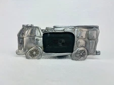 Vintage Retro Metal Firetruck Picture Frame | Artistic/Funky Firetruck