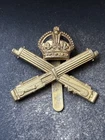 Machine Gun Corps, WW1 British Army Military Cap Badge.