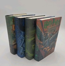 Harry Potter Hardcover Lot of 4 Scholastic Fi...