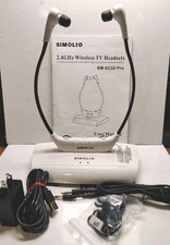 SIMOLIO SM823D Wireless Headphones for TV, Players And Other Audio Devices