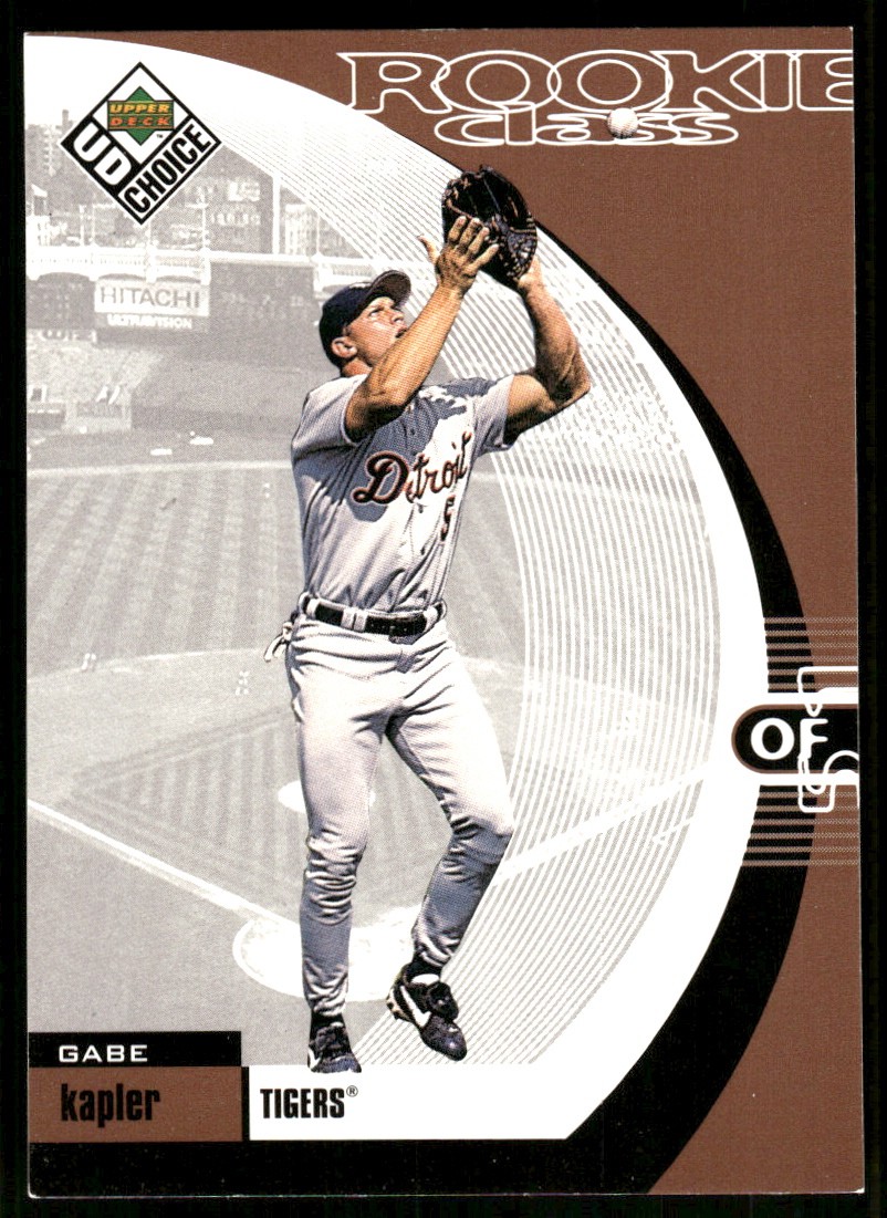 Gabe Kapler 1999 UD Choice #1 Detroit Tigers MLB READ FREE SHIPPING AutographDen