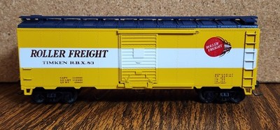 Timken 40' Boxcar RBX 83 Kadee Couplers Sprung Trucks Mtl Whls Athearn RTR HO