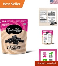 Soft Australian Licorice, Non-GMO, No Palm Oil, Plant Based, No High Fructose...