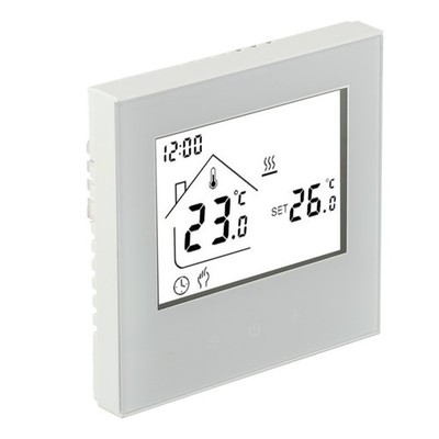 Programmierbarer Thermostat für Fußbodenheizungen mit benutzerfreundlichem Dis