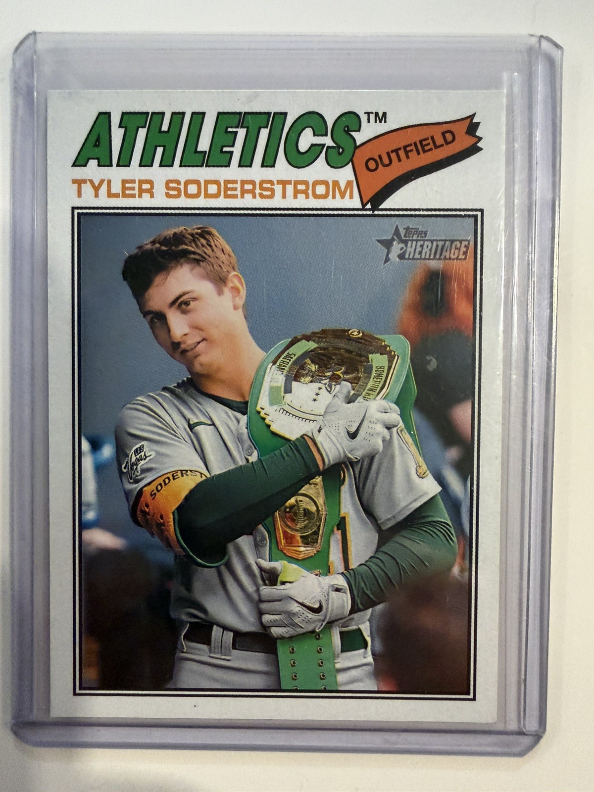 2026 Topps Heritage - Tyler Soderstrom #101 - Athletics SP