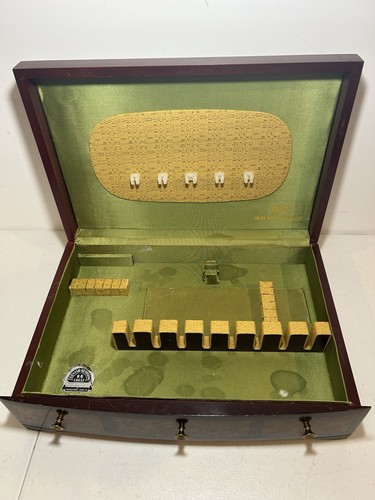 Vintage 1847 Rogers Bros anlaufgeschützte Silberbesteck Truhe Holzkiste Leerkiste - Bild 2 von 24