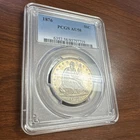 1876 Seated Liberty Half Dollar — PCGS AU58, Original Surfaces 🔥 Centennial