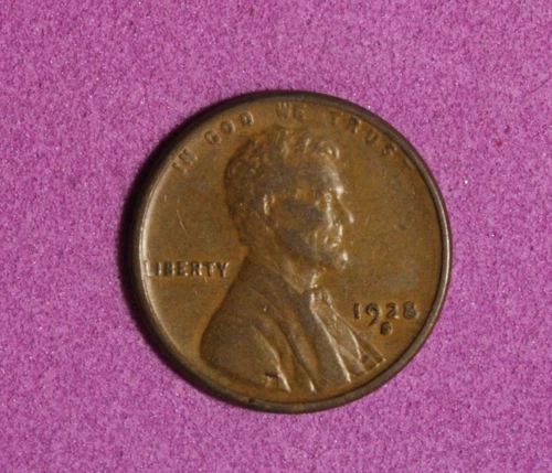 1928-S Lincoln Wheat Cent — photo from another recent sale