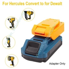 Battery Adapter Converter For Dewalt 20V Convert to for Hercules 20V Series