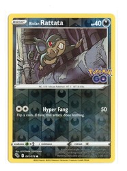 Alolan Rattata 041/078 Pokémon GO Reverse Holo