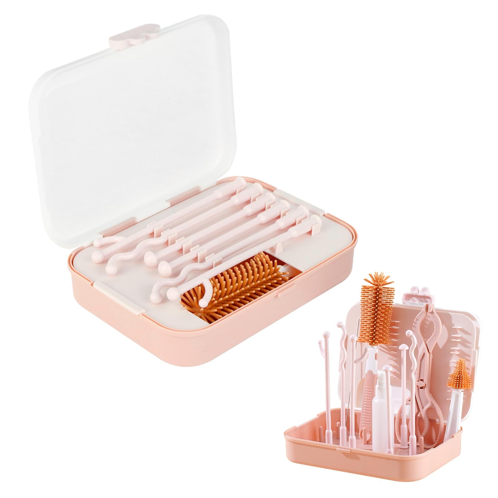 Seche biberon bebe compact pour plan de travail de cuisine et repas de nouveau-né