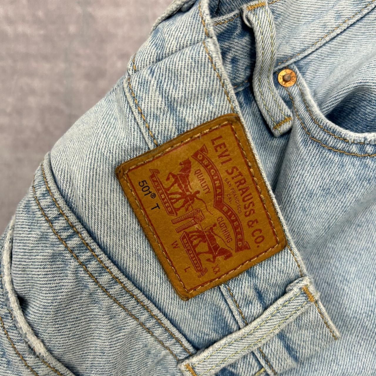 Levi's Shorts Levi 501 Cut Off Denim Shorts Men's 26 thumbnail 3