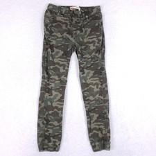 Levi s Green Camo Jogger Pants Elastic Waist Cotton Blend Boys Size 14