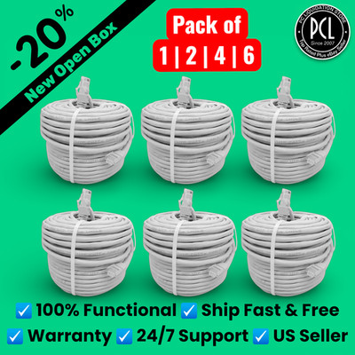   Network Ethernet Cable Cat5e for Reolink IP PoE Security Cameras - 60ft (18m) 