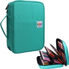 220 Slots Colored Pencil Case Large Capacity Pen Holder Artist Organizer