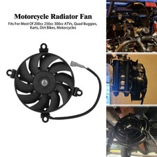 Ventilador de refrigeración del radiador de la motocicleta para 200cc 250cc 300cc ATVs Quad Buggies Karts