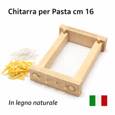 Mini Telaio Taglia Pasta Calder Attrezzo in Legno Chitarra per Spaghetti cm.16