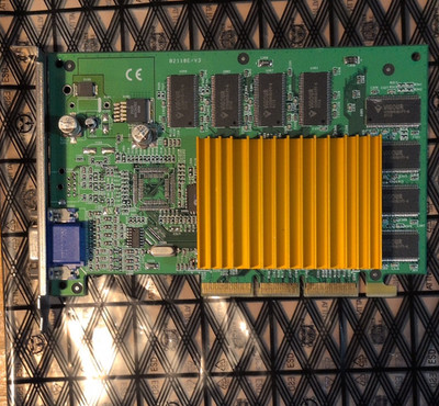 NVIDIA GeForce2 MX AGP 64MB SDR SDRAM VGA Graphics Card 
