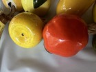 Vintage Ceramic Hanging Rope Full Of Colorful Fruit MCM nostalgic "kitsch" — photo 6
