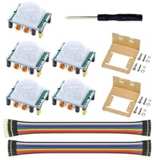 5Pcs HC-SR501 PIR Motion Sensor Module + 2Pcs Exclusive housing for Arduino R...