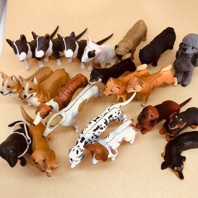 Kaiyodo Choco Egg Dog 21 pc Set Gacha Capsule Toys Collectible Figures
