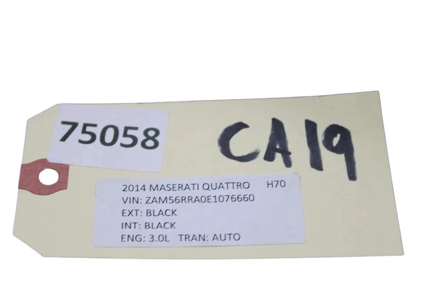 14-20 Maserati Quattroporte Rear Left Driver Lower Suspension Control Arm Oem
