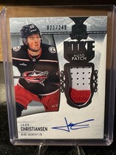2022-23 Upper Deck The Cup Rookie Auto Patch RPA Jake Christiansen RC Auto /249