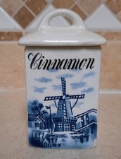 Antique 5 German Spice Jar (Cinnamon) with Li...