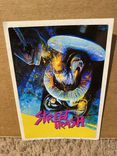 Street Trash Vinyl Sticker Horror 3" x 4" Gore Retro Monster 1980s 1970s - Picture 1 of 1