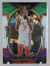 Kevin Durant 2022-23 Select #37 Concourse White Green & Purple Prizm Suns NBA