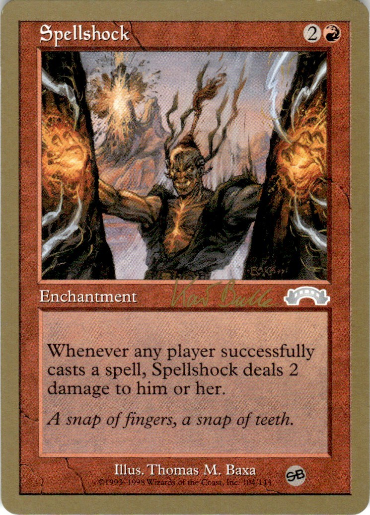 1998 Exodus Magic The Gathering Spellshock 104/143 LP