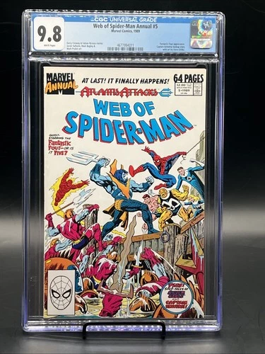 Web Of Spider-Man Annual #5 (1989, Marvel Comics) CGC Graded 9.8 White Pages