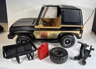 Vtg Tonka Bronco Truck MR-970 Black and Gold 4x4 Spare Tire Gas Can Jack Rack