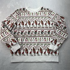Hanna Andersson Grinch Crewneck Sweater Unisex Kids 10 Cotton Christmas AOP